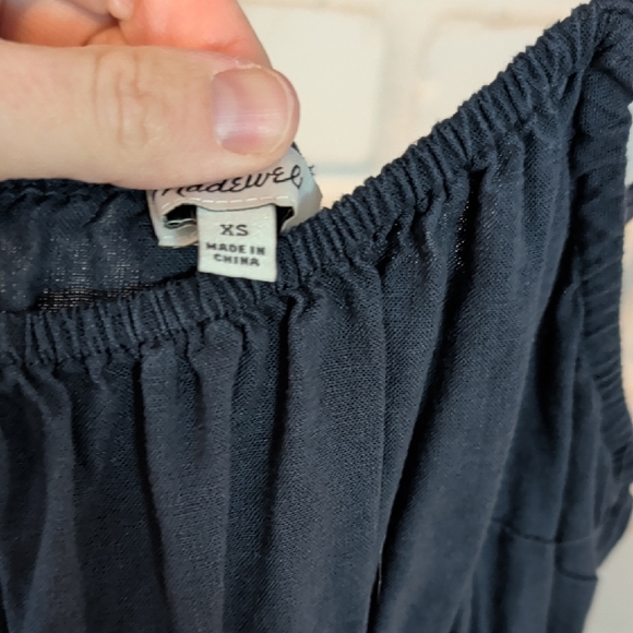 Madewell Deep Blue Sleeveless Jumpsuit - Picture 4 of 7